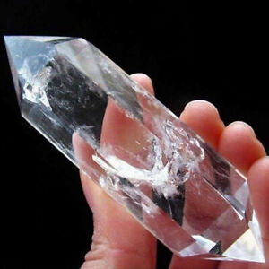 60-70mm Rare Natural Rock Clear Quartz Crystal Stone DT Wand Point Healing Reiki