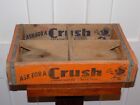 Vintage Ask For Orange Crush Carbonated Beverage Wooden Carton Crate