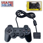Wired Controller For Sony PlayStation PS2 PS1 2.4GHz Dual Vibration Gamepad