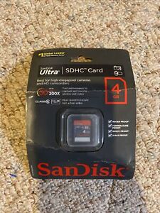 SanDisk Ultra 4GB Class 4 - SDHC Card - Retail - SDSDRH-004G-A11
