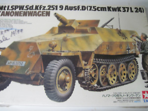 Tamiya     1/35   Sd.Kfz. 251/9  Ausf.D  Kanonenwagen   Model  Kit    NEW!!!