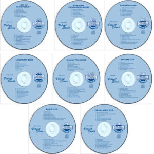 Elvis Presley 8 Disc Set #1 Karaoke cd+g in White Sleeves Rock,Pop,Gospel,new