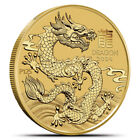2024 1/4 oz Australian Gold Lunar Dragon Coin (BU)