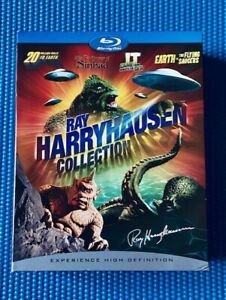 New ListingRay Harryhausen Movie Collection 4-Disc Blu-ray Box Set, DISCS ARE MINT!