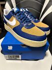 Size 13-Nike Air Force 1 Low SP Undefeated 5 On It Blue Yellow Croc NEW