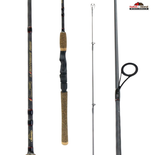 6' Berkley Lightning Rod 1 pc Medium Light Spinning Rod Fishing ~ NEW