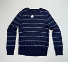 Banana Republic Sweater Mens Medium NWT Luxury Blend Silk Cashmere Cotton Navy