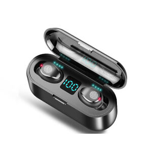 Wireless Earphones Bluetooth Headset 5.0 TWS Earbuds Headphones Stereo Ear Touch