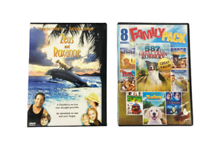 Lot of 2 Children's DVDs 8 Family Pack Little Heroes Clockmaker Zeus And Roxanne