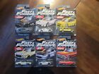Hot wheels Fast And Furious 2019 Complete 6 Car Set