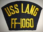 US Navy Frigade USS LANG FF-1060 Patch