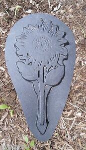 Sunflower plant spike mold garden casting mould  15