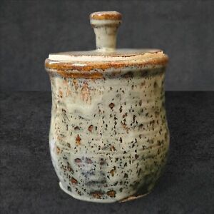 New ListingStudio Pottery David Voorhees Vintage Jar with Lid 8