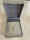 Zales Sterling Silver Lab Opal Necklace