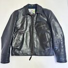 Aero leather 38 Size Horse Hide Leather Jacket Black