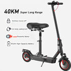 Adult 500W Folding Electric Scooter 40Km Long Range High Speed E-Scooter W/ Seat