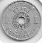 Alabama State Sales/Luxury Tax Token, 1 Mill (1/10¢) Fractional Coin, 22mm