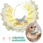 Cat Neckerchief Scarf Bibs Lace Collar Necklace Choker for Small Pet Kitten