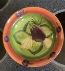 Laurie Gates Salad Plate Bowl 8-3/4” x 2” Vegetables Theme Gates Ware