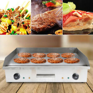 Electric Griddle Flat Top Grill Commercial Countertop Griddle Hot Plate 4400W