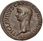 Claudius Æ As (30mm, 9.98 g) Rome mint Struck AD 42-43 NGC XF 5/5 3/5