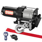 HEDGFOX 12V DC 3500lb Electric Winch Kit Steel Cable w/ Wireless Remote