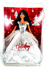 2021 HOLIDAY Barbie Signature Brunette Hispanic Doll NEW (BOX DAMAGE)