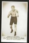 c1909 image of a Vintage STANLEY KETCHEL Boxing Real Photo Card Postcard Size