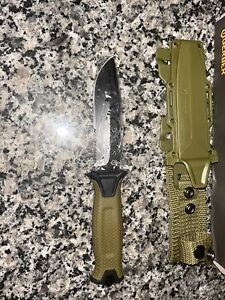 Gerber Gear Strongarm -Fixed Blade Tactical Knife for Survival Gear- Coyote Brwn