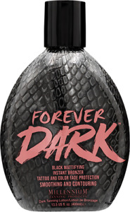 Millennium FOREVER DARK Tanning Bed Lotion Tattoo Color Fade Protect -13.5 oz