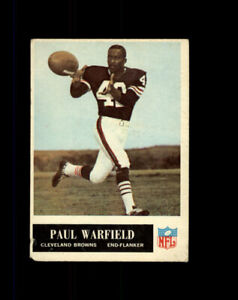 Paul Warfield 1965 Philadelphia #41 Rookie Card Cleveland Browns (CORNER DAMAGE)