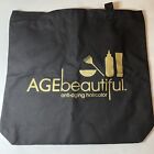 New “Age Beautiful Anti-aging Haircolor” Square Large Tote 16.75” X 15.5”