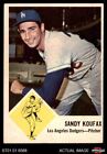 1963 Fleer #42 Sandy Koufax Dodgers HOF MVPw CYAw 3 - VG