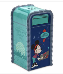 Disney EPCOT 2022 Food & Wine Mickey & Minnie Trash Can Salt Or Pepper Shaker
