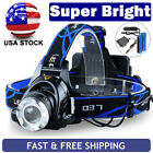 Super Bright 2500000LM LED Headlamp Rechargeable Headlight Flashlight Head Torch