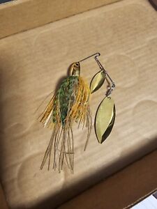 New Rare T1 Terminator 3/4oz Spinnerbait Gold With Gold Willow Blades 1