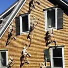 Halloween Scary Luminous Skeleton Glow Evil Hanging Decoration Outdoor For Party
