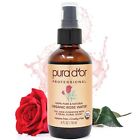 PURA D'OR Dor Organic Rose Water Toner 100% Pure for Anti-Aging Skin & Hair, 4oz