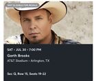2 Garth Brooks Floor Seat - Stadium Concert Tickets  7/30/22