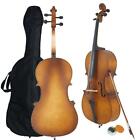 New ListingNew 4/4 Professional Right Handed Basswood Matte Golden Acoustic Cello w/ Bag