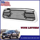 Front Big Horn Chrome Grille Fit For DODGE RAM 1500 2013-2018 With Letters ABS (For: Ram Big Horn)