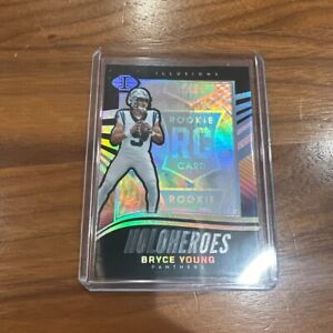Bryce Young 23 Panini Illusions HoloHeroes CASE HIT SSP RC No.8
