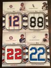 2022 Topps Series 1 Player Jersey Number Medallion 4 Card Lot