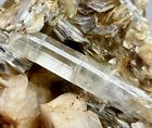 107 Gram Wonderful! Aquamarine Crystal With Schorl On Muscovite From Pakistan
