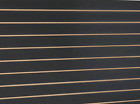 4 Ft x 8 Ft Black Slatwall Panel-MDF