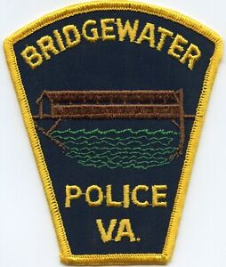 old vintage BRIDGEWATER VIRGINIA POLICE PATCH