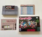 New ListingOgre Battle: March of Black Queen SNES authentic w/ inserts clamshell case NICE