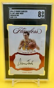 2016-17 Flawless JERRY WEST AUTO Premium Ink Ultra Short Print 7/15!