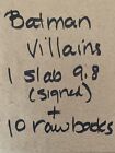 Batman Villains 9.8 Slab Plus 10 Raw Books