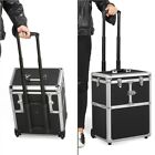 Rolling Makeup Case Makeup Storage Professional Beauty Trolley Box Lockable Used